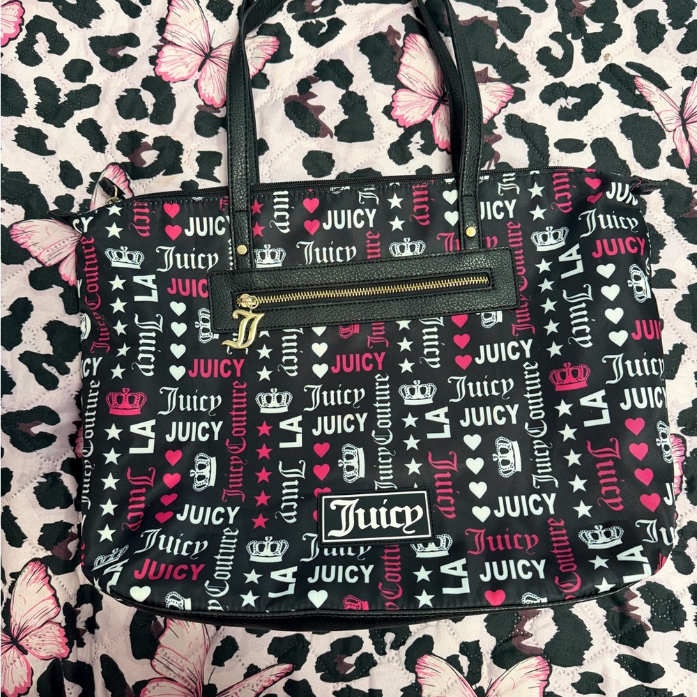 Juicy Couture Multicolor Logo Tote